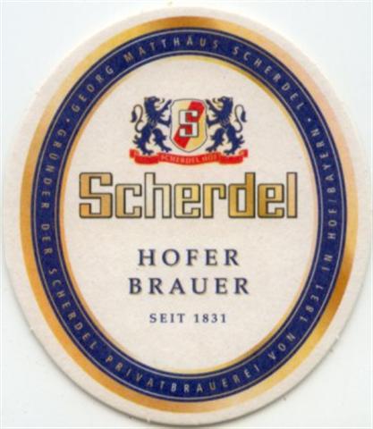hof ho-by scherdel oval 3-4a (210-hofer brauer-orangerahmen)